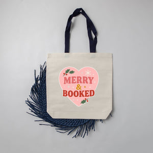 "Merry & Booked" Christmas Book Bag