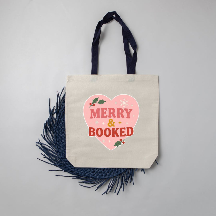 "Merry & Booked" Christmas Book Bag