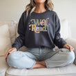 Load image into Gallery viewer, &quot;Well Read&quot; Multicolored Readers Sweatshirt
