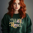 Load image into Gallery viewer, &quot;Well Read&quot; Multicolored Readers Sweatshirt
