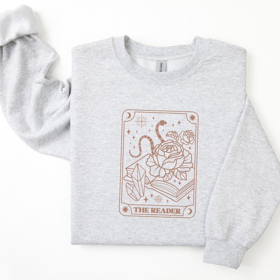 "The Reader" Tarot Card Witchy Sweatshirt