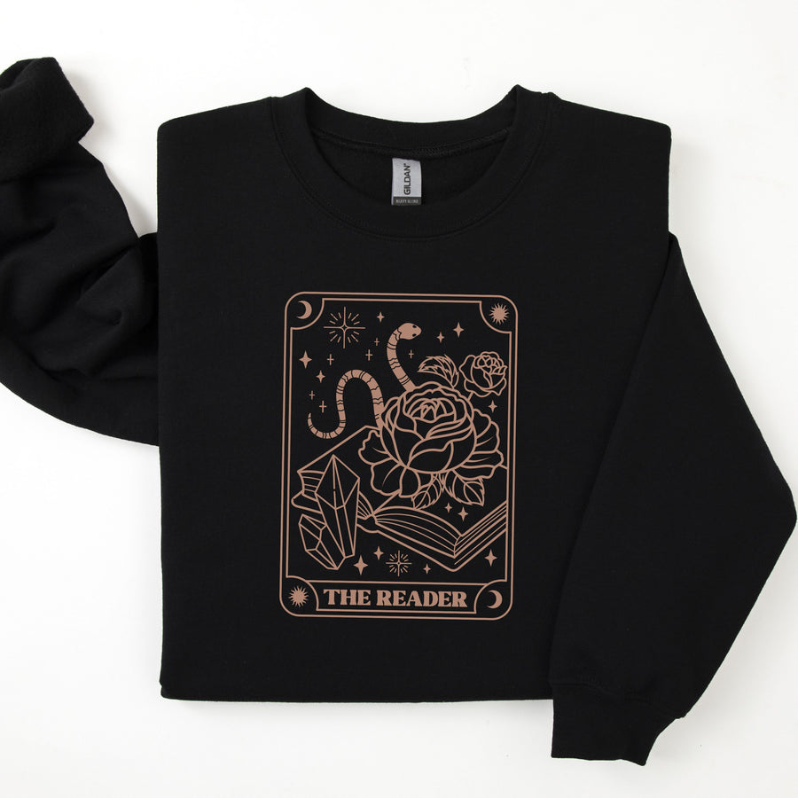 "The Reader" Tarot Card Witchy Sweatshirt