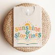 Load image into Gallery viewer, "Sunshine &amp; Storylines" Bookish Summer Tee
