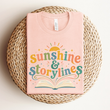 Load image into Gallery viewer, "Sunshine &amp; Storylines" Bookish Summer Tee
