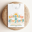 Load image into Gallery viewer, "Sunshine &amp; Storylines" Bookish Summer Tee
