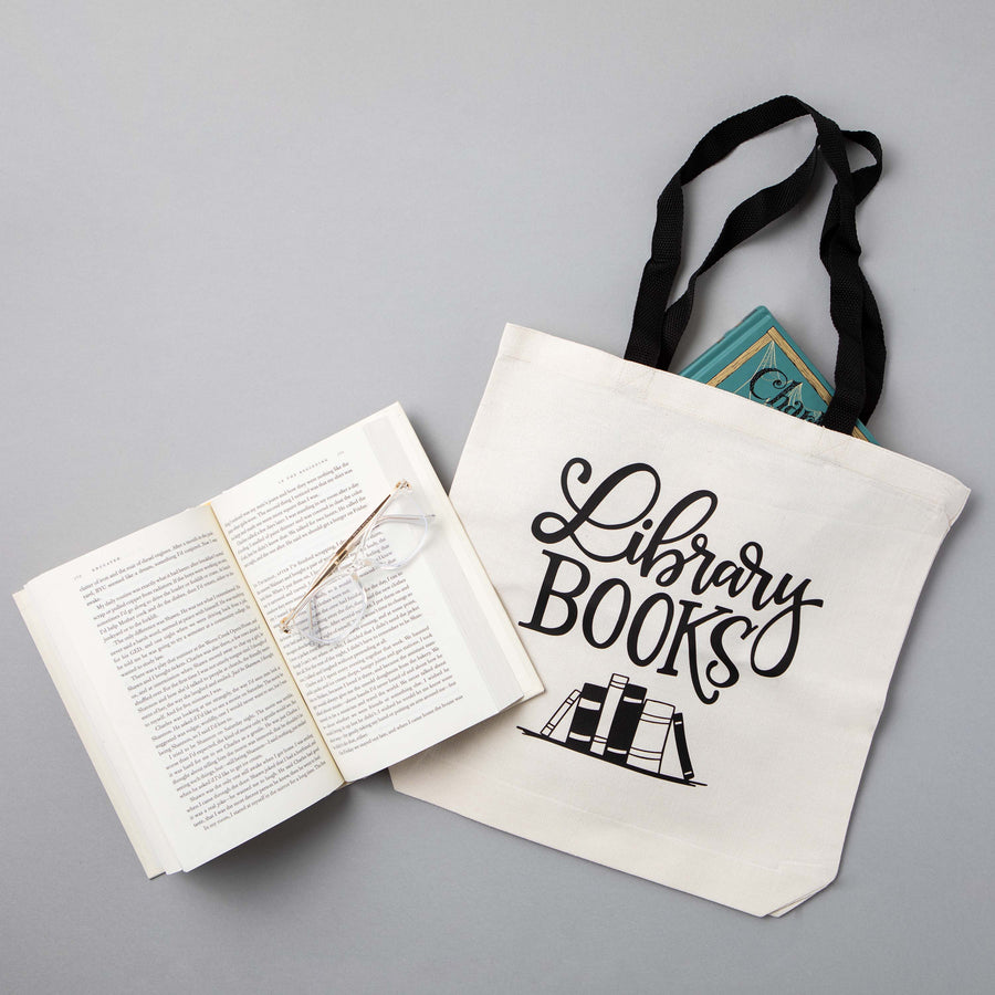 Library book cheap tote bag