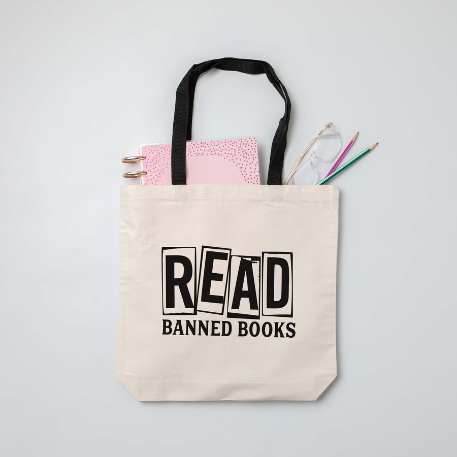 Banned Books tote bag